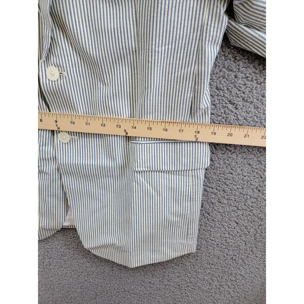 Lauren Ralph Lauren UltraFlex Classic-Fit Seersucker Sport Coat Boys 20R White - Picture 7 of 15